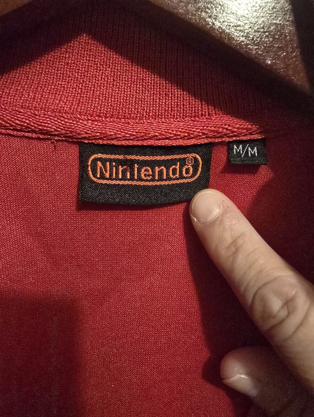 Mario Nintendo Power Red Track Jacket - Picture 3 of 3